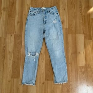 Abercrombie Curve Love The Mom High Rise size 27 4R